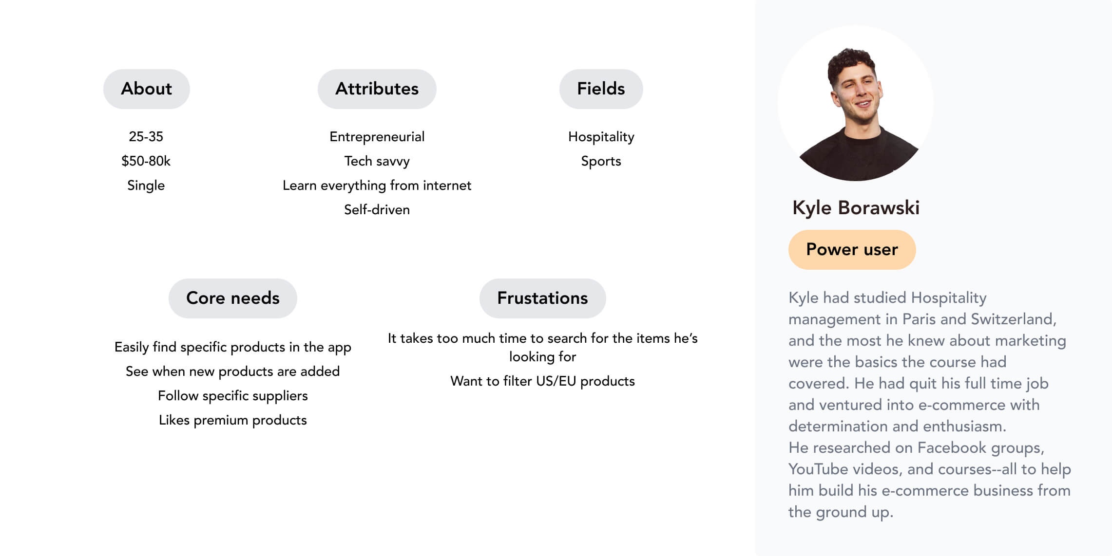 Second user persona